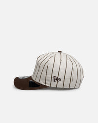 New Era Boston Red Sox 'Washed Stone Walnut' 19TWENTY Snapback Brown Pinstripe