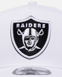New Era Las Vegas Raiders 9FORTY A-Frame Snapback White/Black