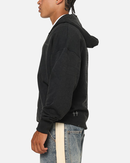 Saint Morta Crossbearer Zip Hoodie Black