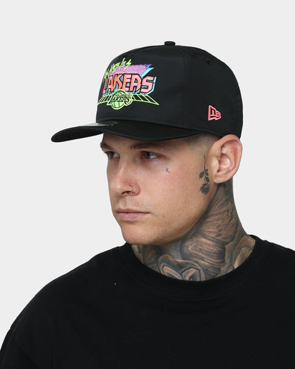 New Era Los Angeles Lakers 'Neon Vice Prolight' Old Golfer Snapback Black