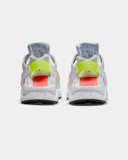 Nike Women's Air Huarache White/Volt/Bright Crimson/Black