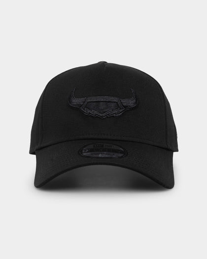 New Era North Queensland Cowboys 'Black On Black' 9FORTY A-Frame Snapback Black