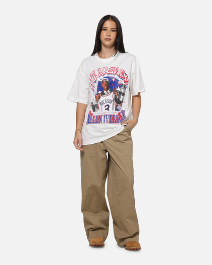 Mitchell & Ness Allen Iverson Star Burster T-Shirt Vintage White