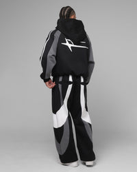 Loiter Hybrid Tek Zip Hoodie Black