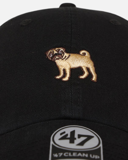 47 Brand Pug 'Dog Collection' 47 Clean Up Strapback Black