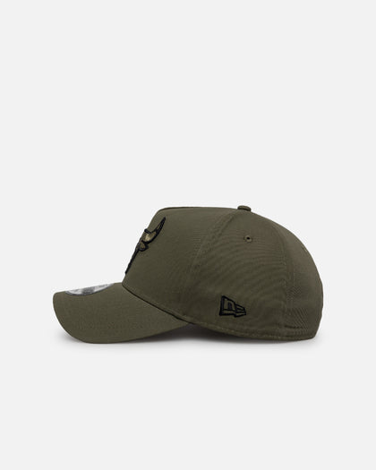 New Era Chicago Bulls 'Olive/Black' 9FORTY A-Frame Snapback Olive/Black