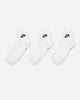 Nike Everyday Essential Ankle Socks 3 Pack White/Black