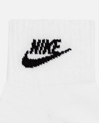 Nike Everyday Essential Ankle Socks 3 Pack White/Black