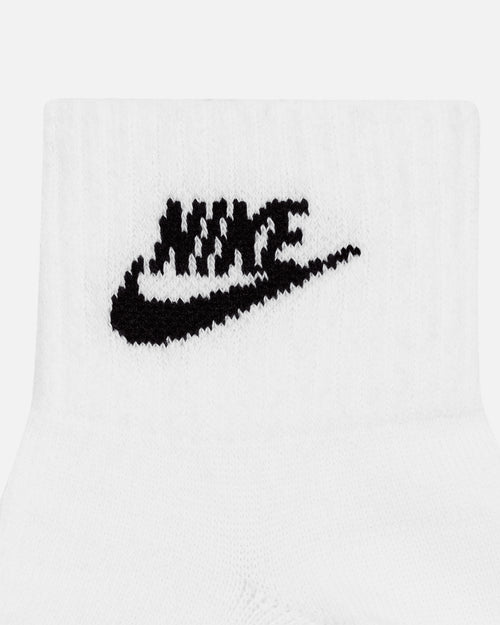 Nike Everyday Essential Ankle Socks 3 Pack White/Black
