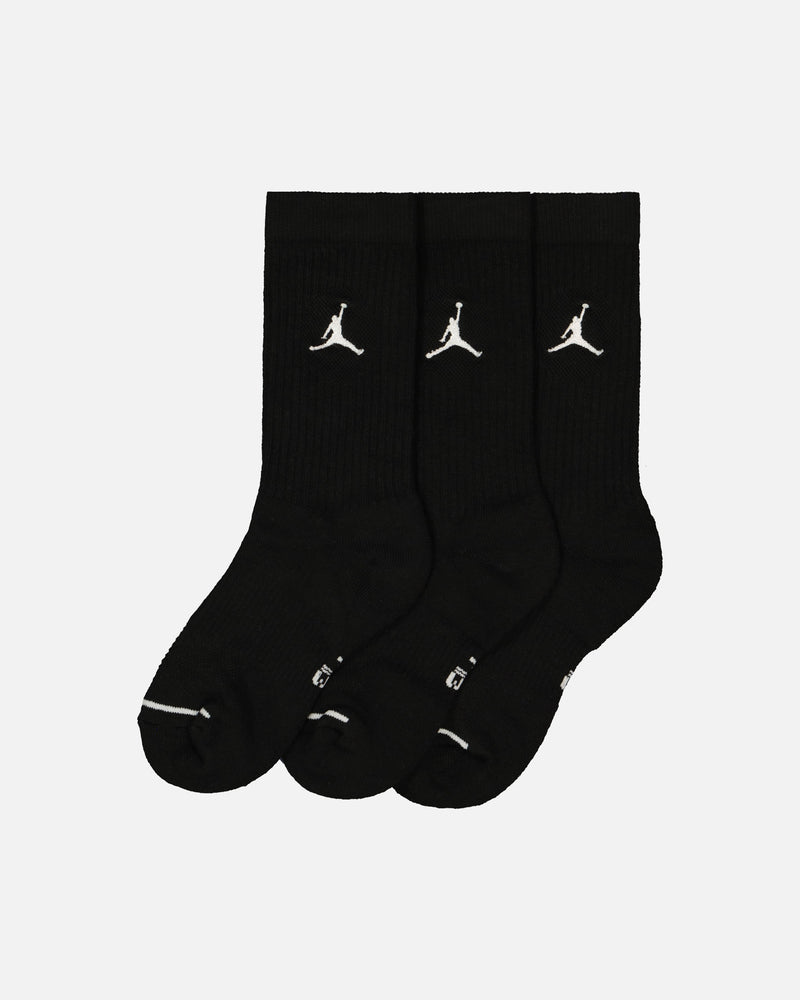 Jordan U J Everyday Cush Poly Crew Socks 3 Pack Black/White