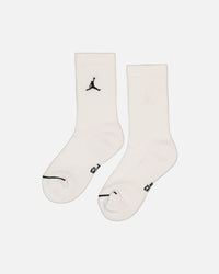 Jordan Unisex Jordan Everyday Cushioned Crew Socks 3 Pack White/Black