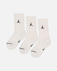 Jordan Unisex Jordan Everyday Cushioned Crew Socks 3 Pack White/Black