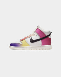 Nike Women's Dunk High "Multi-Colour Gradient" Summit White/Black