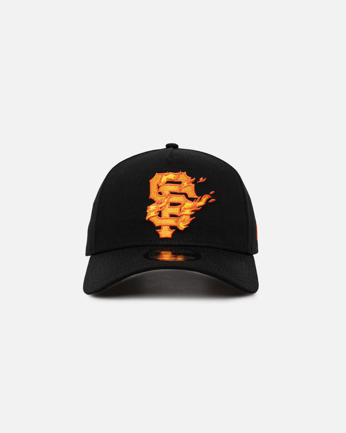 New Era San Francisco Giants 'Black Flame' 9FORTY A-Frame Snapback Black/Flame