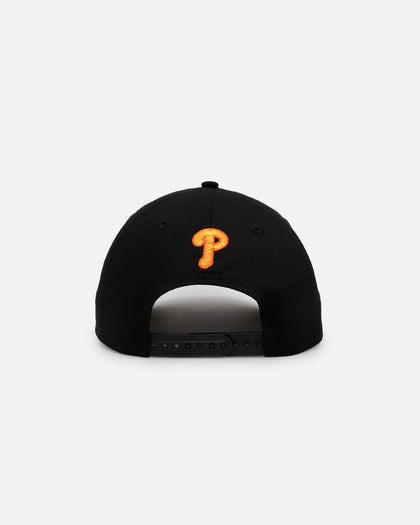 New Era Philadelphia Phillies 'Black Flame' 9FORTY A-Frame Snapback Black/Flame