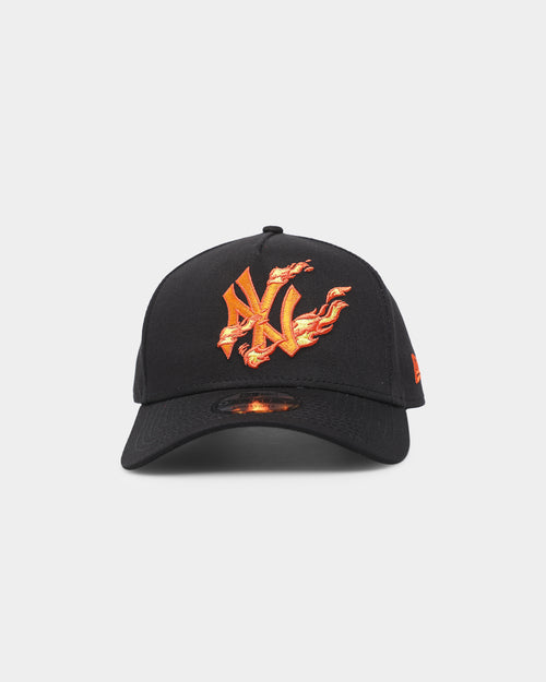New Era New York Yankees 'Flamin' Hot' 9FORTY A-Frame Snapback Black/Flame
