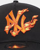 New Era New York Yankees 'Flamin' Hot' 9FORTY A-Frame Snapback Black/Flame