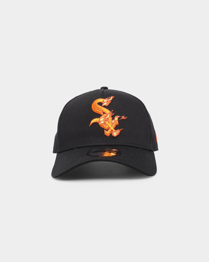 New Era Chicago White Sox 'Flamin' Hot' 9FORTY A-Frame Snapback Black/Flame