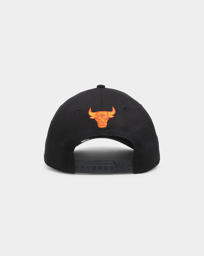 New Era Chicago Bulls 'Flamin' Hot' 9FORTY A-Frame Snapback Black/Flame