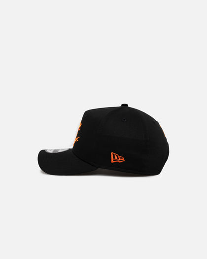 New Era Anaheim Angels 'Black Flame' 9FORTY A-Frame Snapback Black/Flame