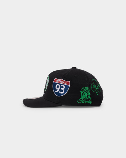 Mitchell & Ness Boston Celtics 'Highway' Pro Crown Snapback Black