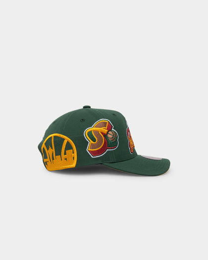Mitchell & Ness Seattle Sonics 'Highway' Pro Crown Snapback Green
