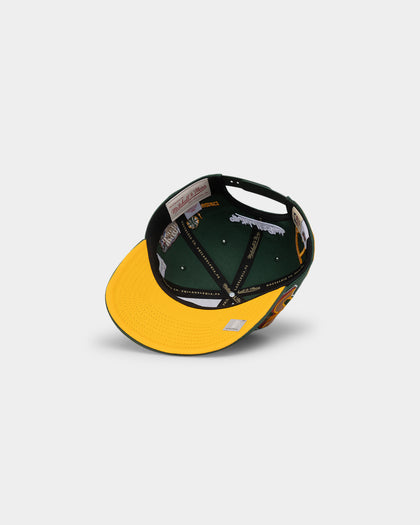 Mitchell & Ness Seattle Sonics 'Highway' Pro Crown Snapback Green