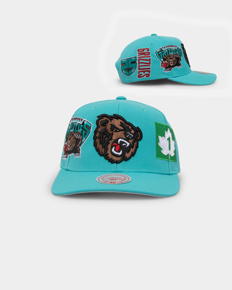 Mitchell & Ness Vancouver Grizzlies 'Highway' Pro Crown Snapback Teal