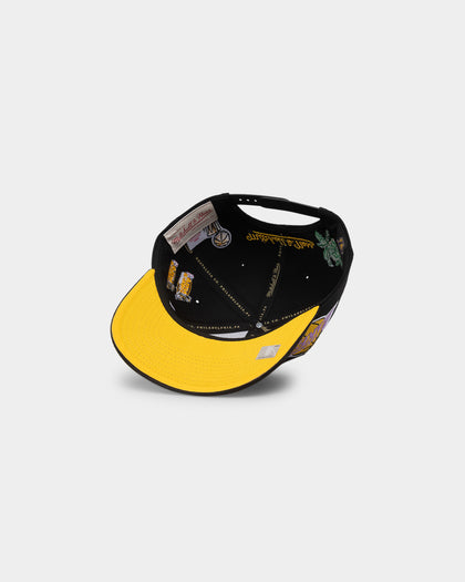 Mitchell & Ness Los Angeles Lakers 'Highway' Pro Crown Snapback Black