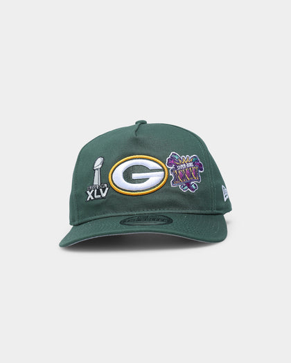 New Era Green Bay Packers 'Super Bowl Past Champions' Old Golfer Strapback Green