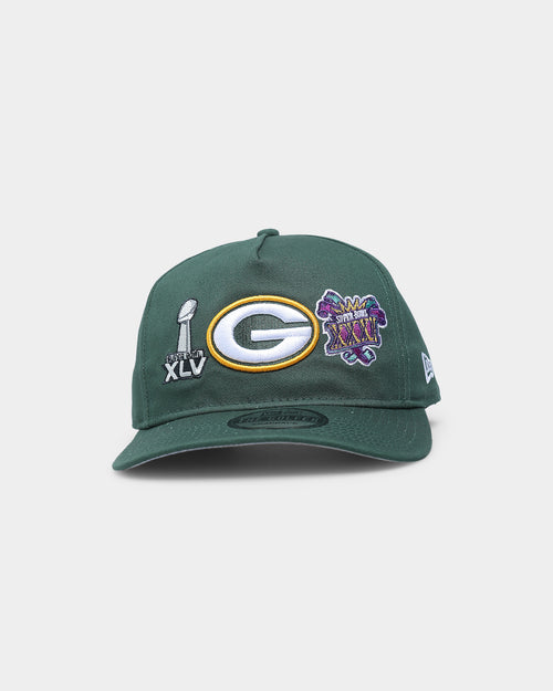 New Era Green Bay Packers 'Super Bowl Past Champions' Old Golfer Strapback Green