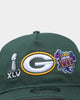 New Era Green Bay Packers 'Super Bowl Past Champions' Old Golfer Strapback Green