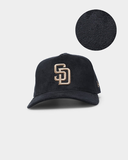 New Era San Diego Padres 'Black/Tan Suede' 9FORTY K-Frame Strapback