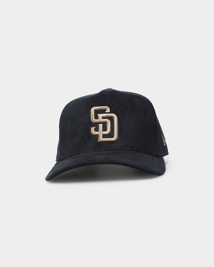 New Era San Diego Padres 'Black/Tan Suede' 9FORTY K-Frame Strapback