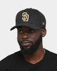 New Era San Diego Padres 'Black/Tan Suede' 9FORTY K-Frame Strapback