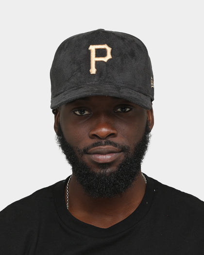 New Era Pittsburgh Pirates 'Black/Tan Suede' 9FORTY K-Frame Strapback