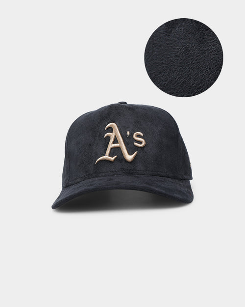 New Era Oakland Athletics 'Black/Tan Suede' 9FORTY K-Frame Strapback