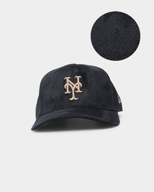 New Era New York Mets 'Black/Tan Suede' 9FORTY K-Frame Strapback
