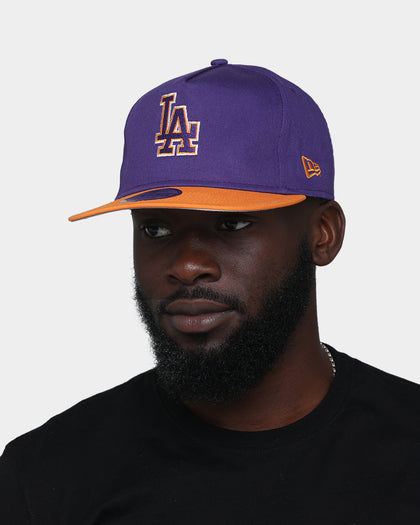 New Era Los Angeles Dodgers "Purple Valley" Old Golfer Snapback Purple/Orange