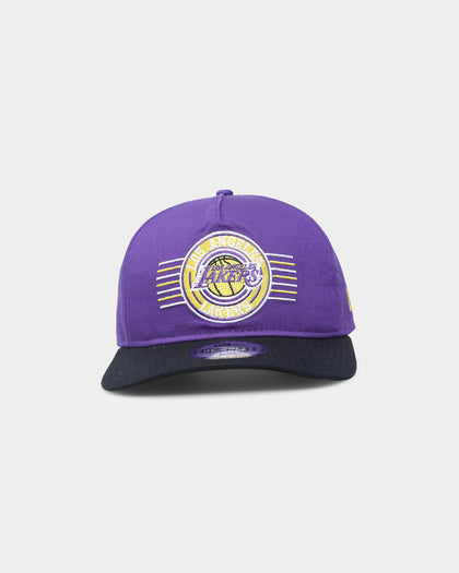 New Era Los Angeles Lakers 2-Tone Old Golfer Snapback Purple