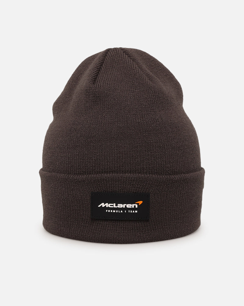 New Era X Mclaren Essential Cuff Knit Beanie Dark Grey