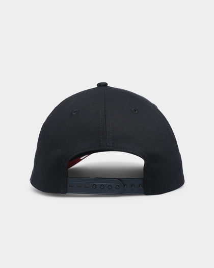 New Era Chicago Bulls "Scarlet Bottom" 9FORTY A-Frame Snapback Black/Scarlet