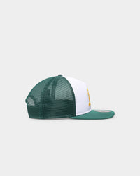 New Era Oakland Athletics 'Team Two-Tone' Prolight Old Golfer Trucker Snapback White/OTC