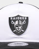 New Era Las Vegas Raiders 'Team Two-Tone' Prolight Old Golfer Trucker Snapback White/OTC