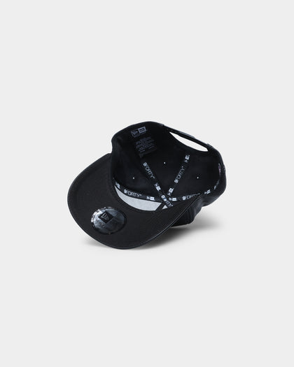 New Era Chicago White Sox "Black Tan PU Leather" 9FORTY K-Frame Snapback Black/Tan