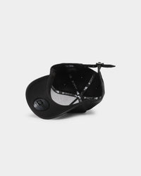 New Era Chicago White Sox 'PU Leather' 9FORTY K-Frame Strapback Black Leather