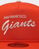 New Era San Francisco Giants 'OTC Chrome Prolight' Golfer Snapback Orange
