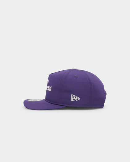 New Era Los Angeles Lakers 'OTC Chrome Prolight' Golfer Snapback Purple