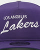 New Era Los Angeles Lakers 'OTC Chrome Prolight' Golfer Snapback Purple