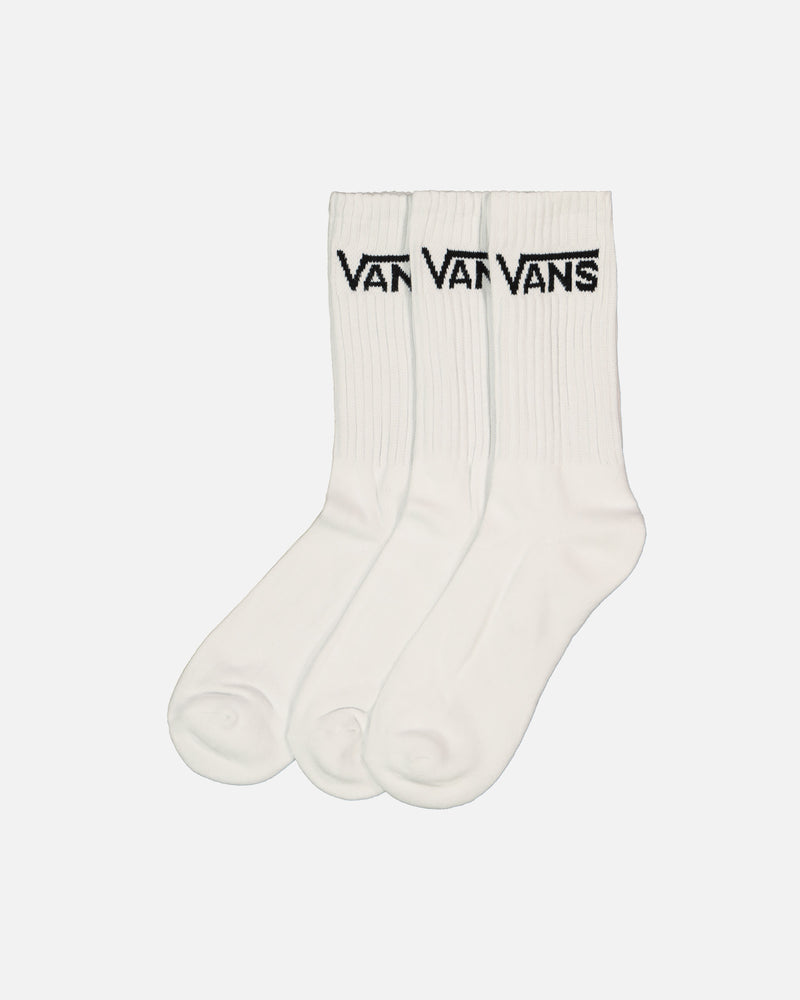 Vans Classic Crewcut Socks 6.5-9 3 Pack White